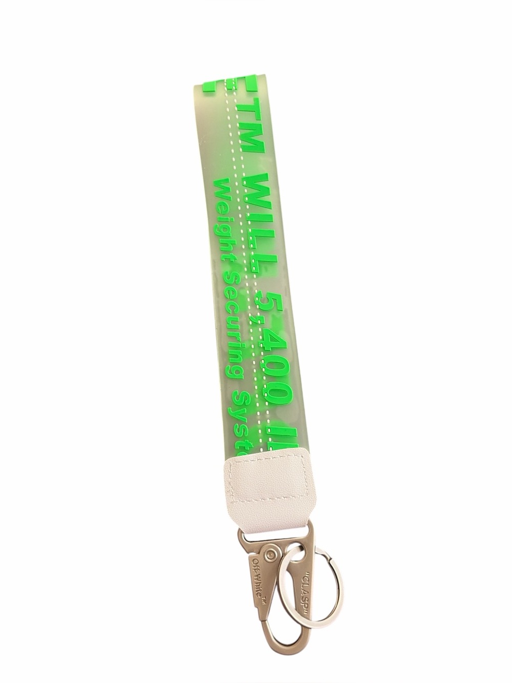 Off-White Neon Green Industrial Key Holder Strap